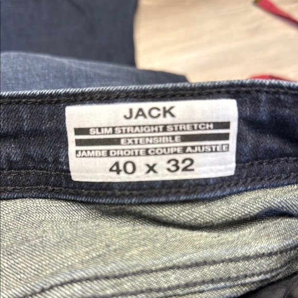 Buffalo David Bitton Jack Slim Straight Stretch Jeans size 40 - Picture 3 of 10